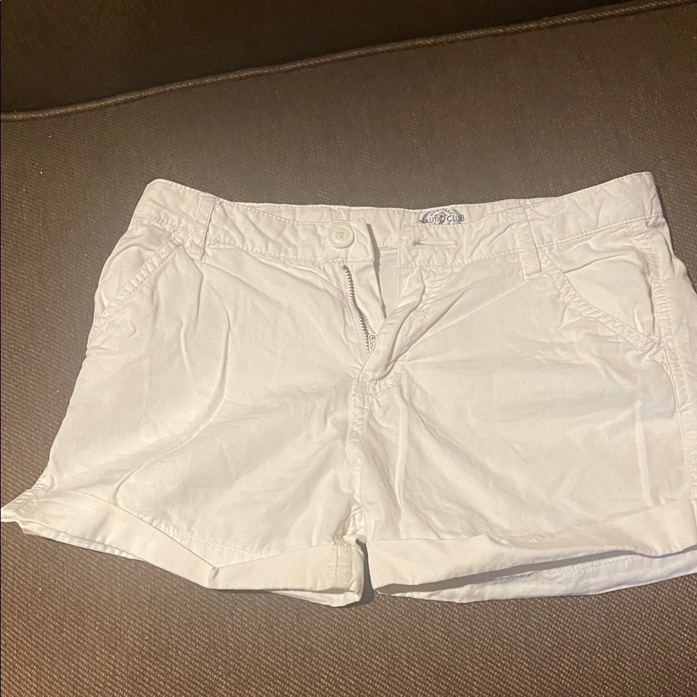 White Girls Casual Cotton Jean Shorts